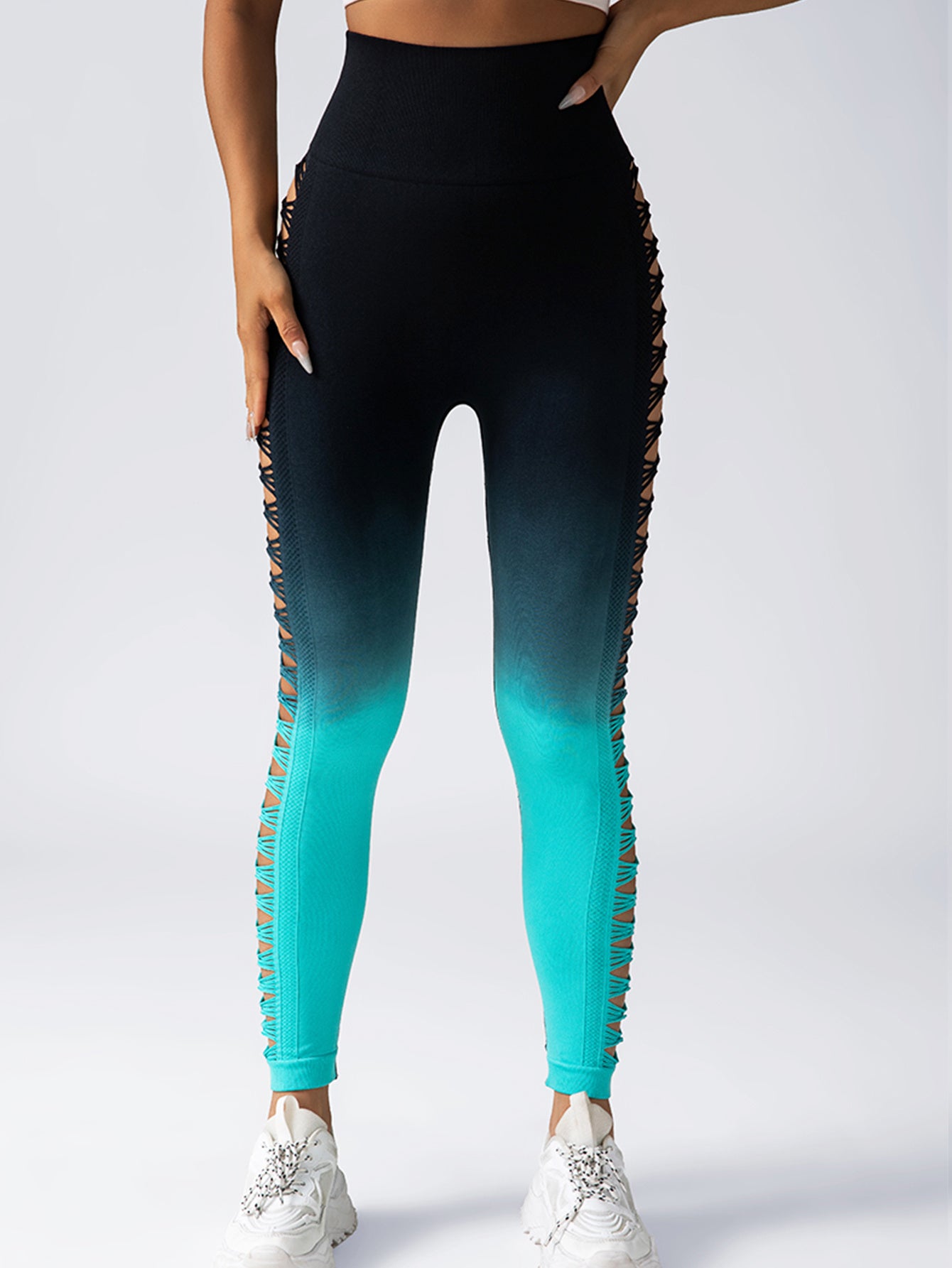 High-Waisted Gradient Yoga Pants