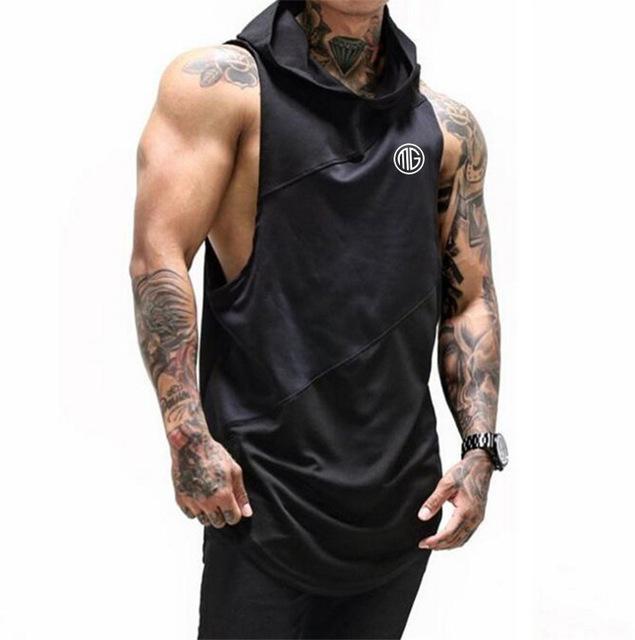 Hooded Mens Tank