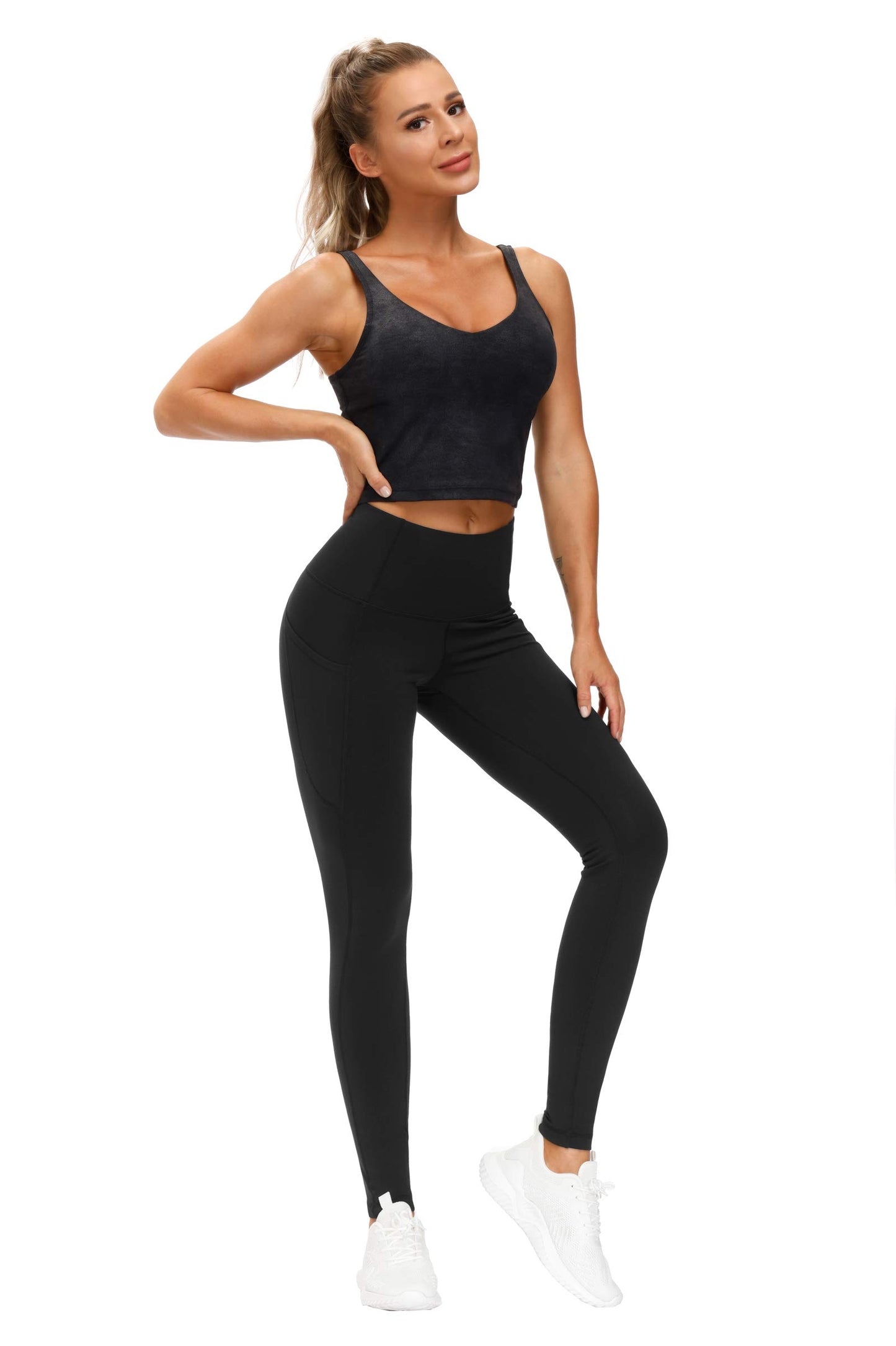 High Waist Yoga Pants with Pockets