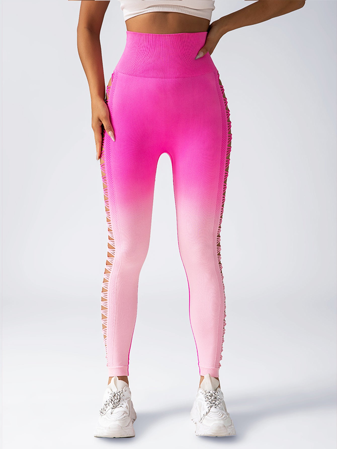 High-Waisted Gradient Yoga Pants