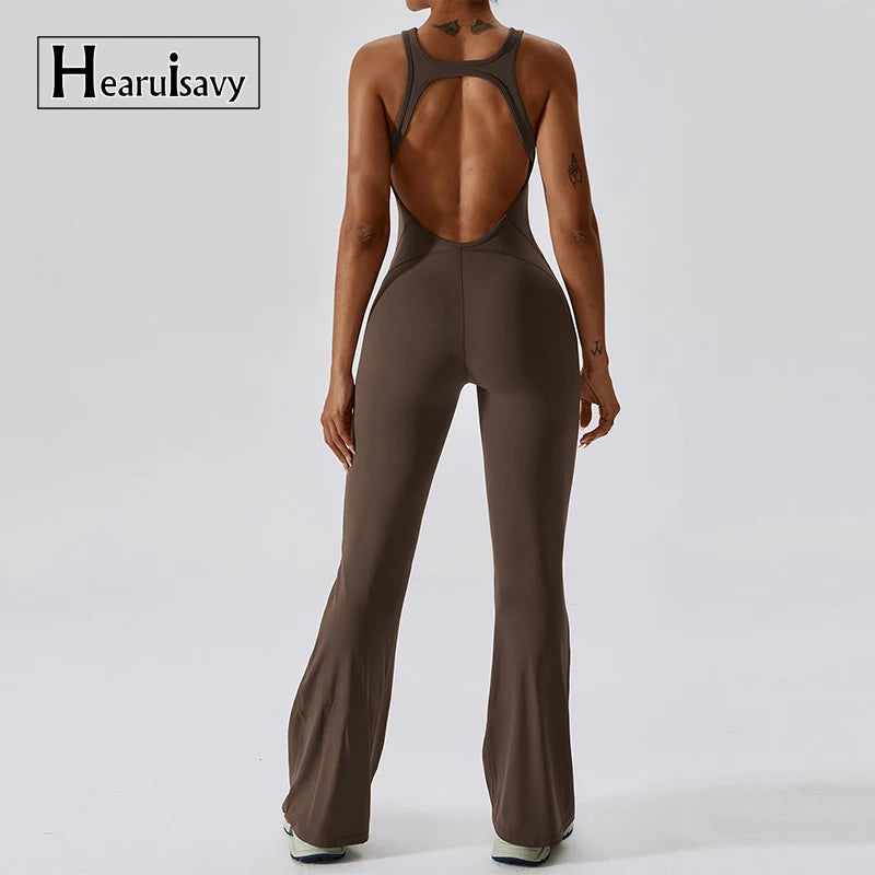 Women V Back Jumpsuit