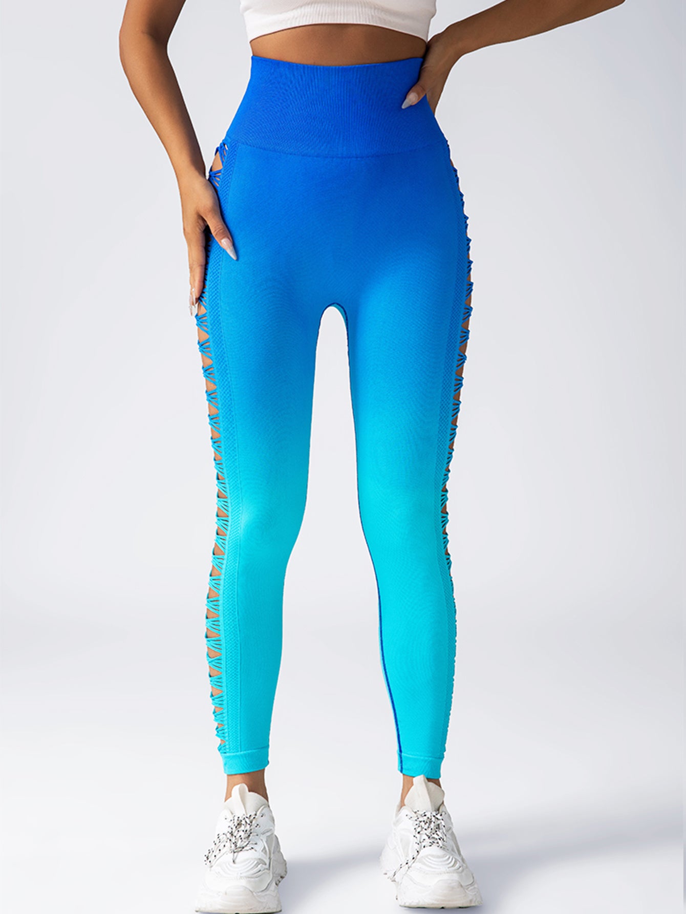 High-Waisted Gradient Yoga Pants